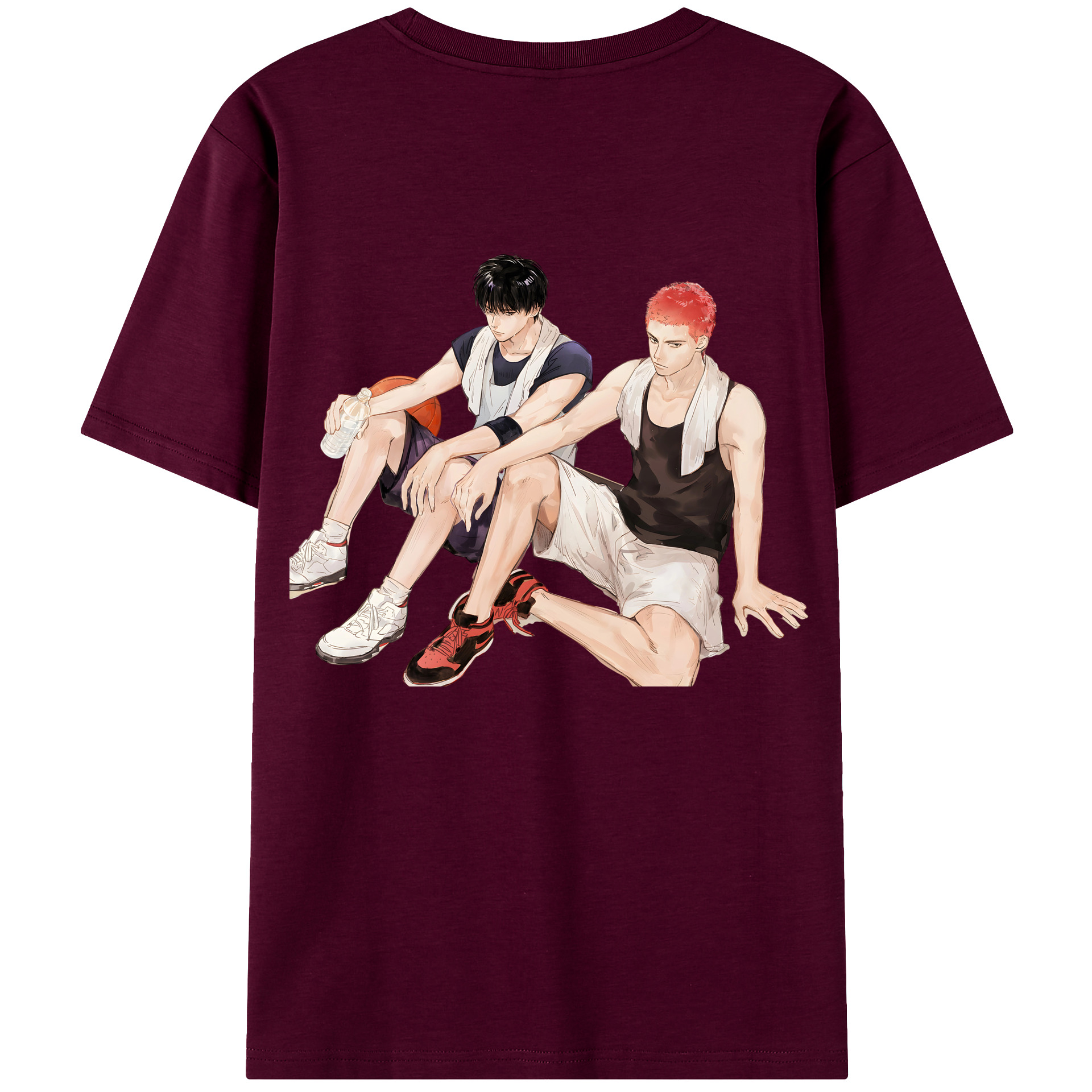SLAM DUNK／スラムダンク レディース半袖Tシャツ(バックプリント)
